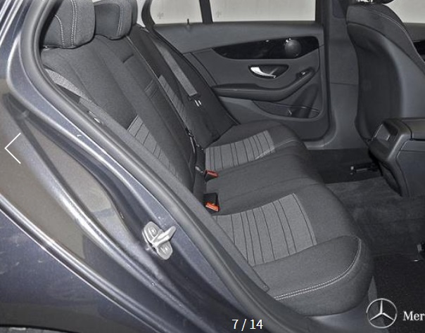 left hand drive MERCEDES C CLASS (01/01/2015) -  